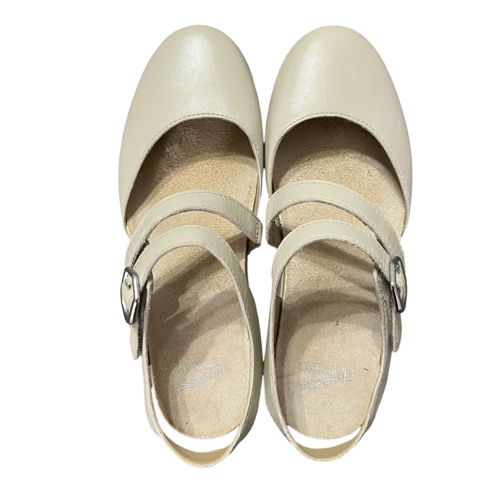 Dansko Womens Slip On Rissa Closed Toe Shoe In Ivory 37 (6.5-7) - Picture 9 of 14
